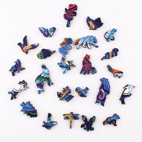 Puzzle din Lemn 2D