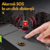 Radio portabil multifunctional, Bluetooth, Lanterna SOS, AM/FM, Afisaj digital, Incarcare prin cablu, manual si solar, Baterie 5000mAh