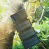 Baterie Externa Portabila 8.000mAh, 3 Panouri Solare Detasabile, Lanterna LED