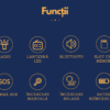 Radio portabil multifunctional, Bluetooth, Lanterna SOS, AM/FM, Afisaj digital, Incarcare prin cablu, manual si solar, Baterie 5000mAh