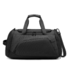 Geanta de voiaj multifunctionala RavaNova, Compartimente pentru cosmetice si incaltaminte, Waterproof, 50x24x25cm, Negru
