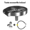 Dispozitiv curatare pahare, Clatire si spalare rapida, Accesorii incluse, Plastic ABS/Otel Inoxidabil