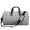 Geanta 2 in 1 cu husa pentru costum, compartiment pantofi, 30x55x28cm, Gri