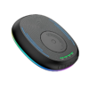 Mouse Jiggler pentru Simularea Miscarii Mouse-ului, Ultra Slim, Silentios, Timer, Fara Driver, Lumina Ambientala, Negru