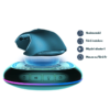 Mouse Jiggler pentru Simularea Miscarii Mouse-ului, Ultra Slim, Silentios, Timer, Fara Driver, Lumina Ambientala, Negru