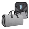 Geanta 2 in 1 cu husa pentru costum, compartiment pantofi, 30x55x28cm, Gri