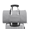 Geanta 2 in 1 cu husa pentru costum, compartiment pantofi, 30x55x28cm, Gri